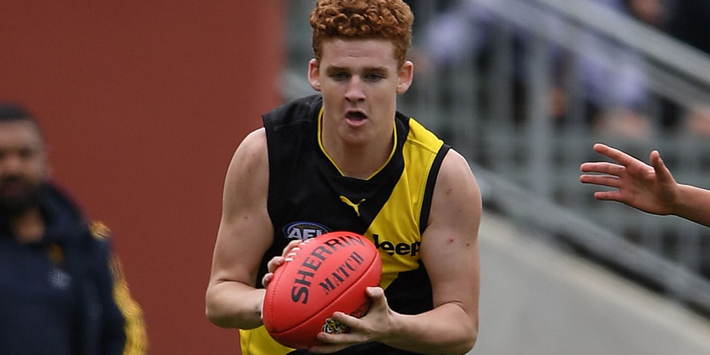 dwyer_266.jpg Zach Dwyer, one of two Richmond NGA players named in the Flying Boomerangs final squad - Richmond Tigers